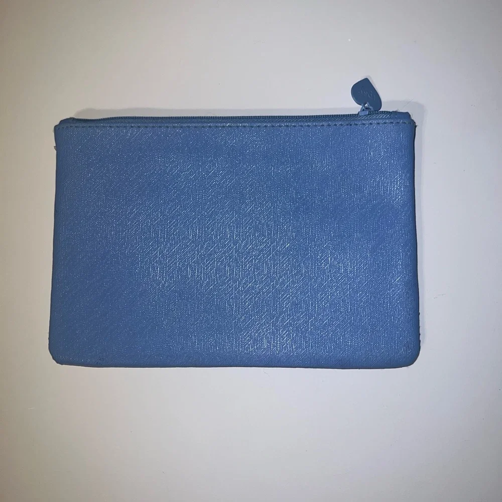 Striped Blue Ipsy Cosmetics Bag - Picture 3 of 9